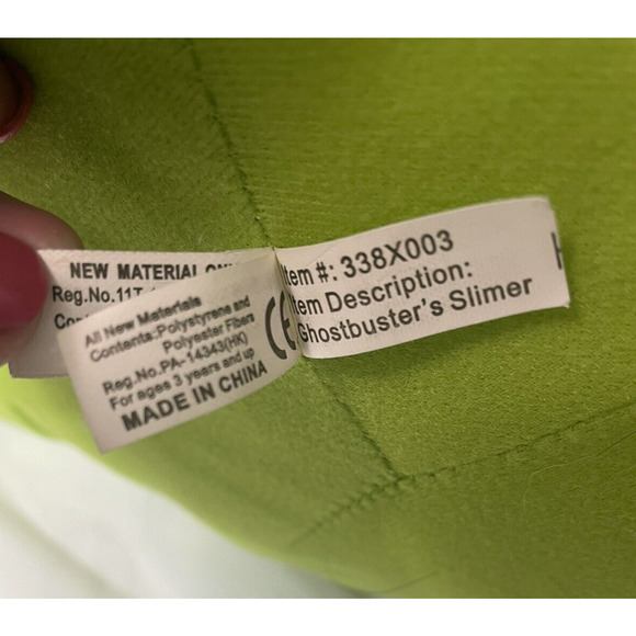 Ghostbusters Slimer Plush 2011 Toy Factory X-Large 20 inches High 33 inches Long - Picture 8 of 8